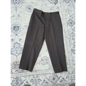 #489 VTG LL Bean Men's Brown Double L Chinos 38x29 Classic Fit Khakis Cotton